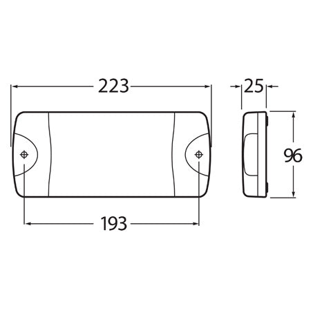 Hella 2378 Heavy Duty Stop/Tail/Indicator LED Combo Lamp