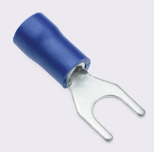 Fork Terminals - 3.5mm Blue (10 pack)