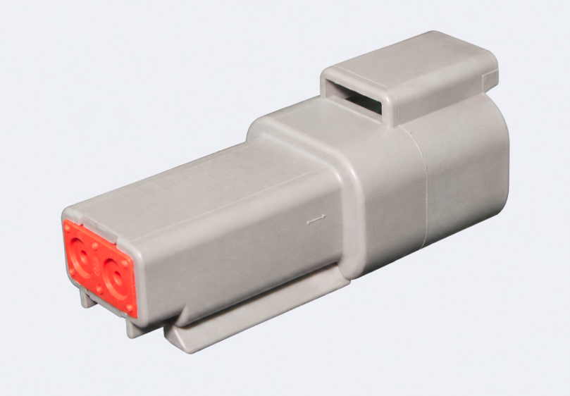 Deutsch DT Series 2-Circuit Receptacle Housing