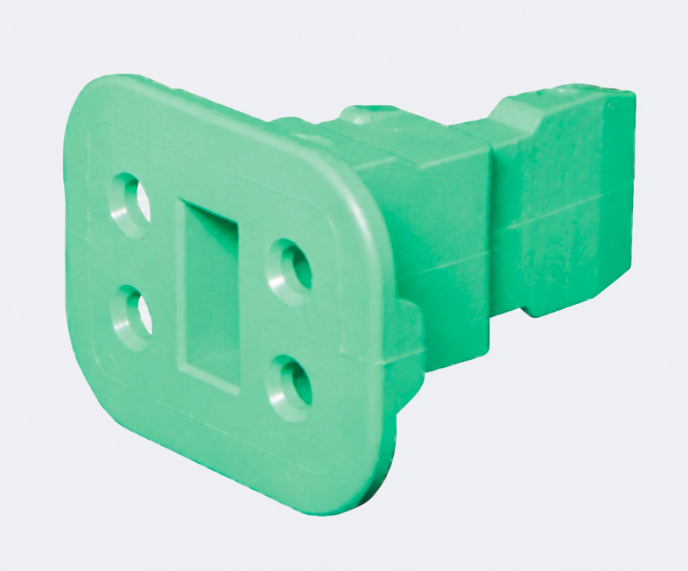 Deutsch 4-Pin Plug Wedge Lock – Green Enhanced Seal Retention