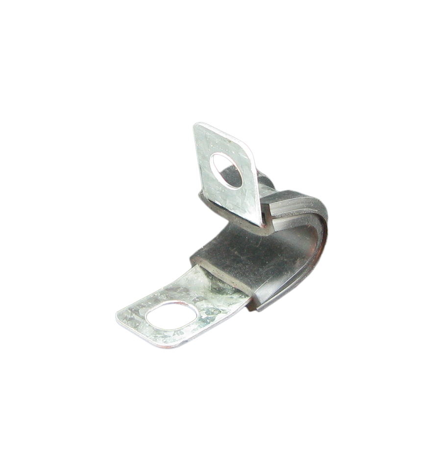 Rubber Insulated P-Clips, 6mm Mounting Hole