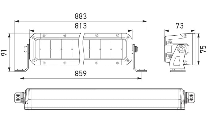 Hella 30" LED Double-Row Light Bar
