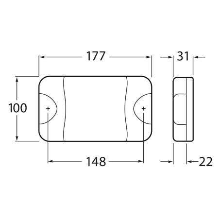 Hella 2151 Amber Indicator Lamp