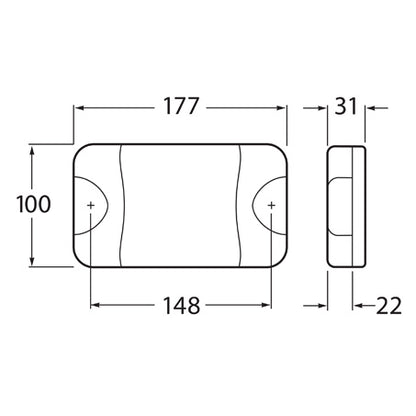 Hella 2151 Amber Indicator Lamp