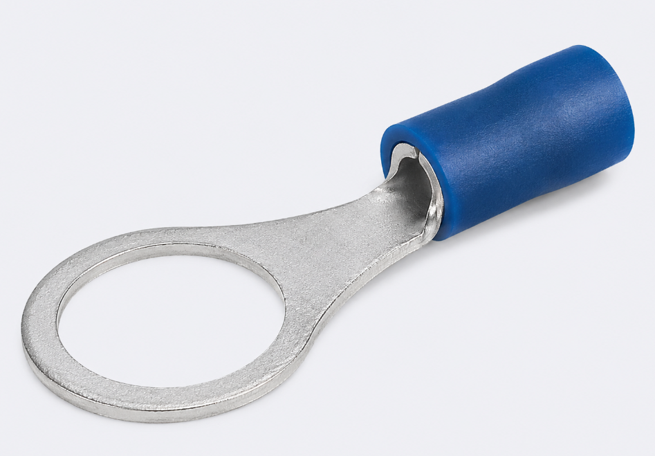 Blue 10mm ring terminals (10 pack)