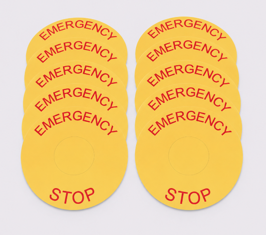Logic Auto Parts E-Stop Decal