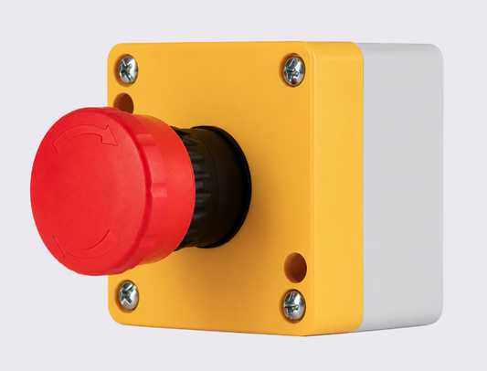 Waterproof Emergency Stop – Latching Turn-to-Release CM12