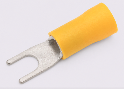 Fork Terminals - 6mm Yellow (10 pack)