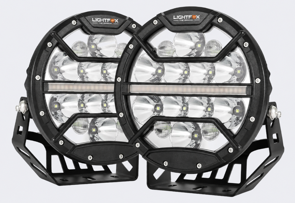 Lightfox 9" 4X4 Spotlight (Pair)