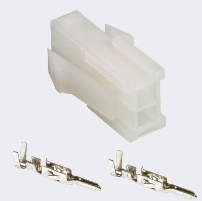 Pin & Socket Connector 2 Position Recpt