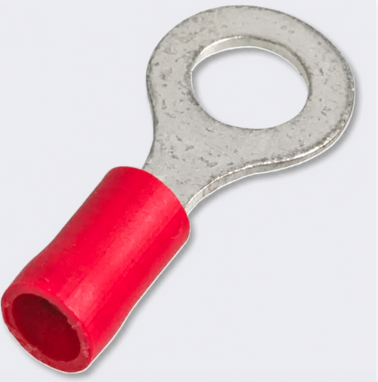 Red 10mm Ring Terminals (10 pack)