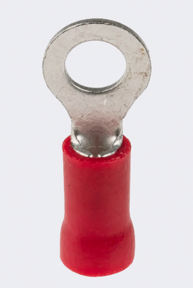 Red 6mm Ring terminals (10 pack)