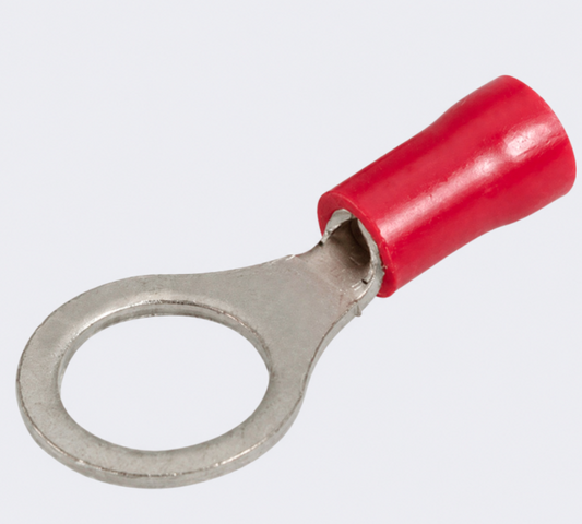 Red 8mm Ring Terminals (10 pack)