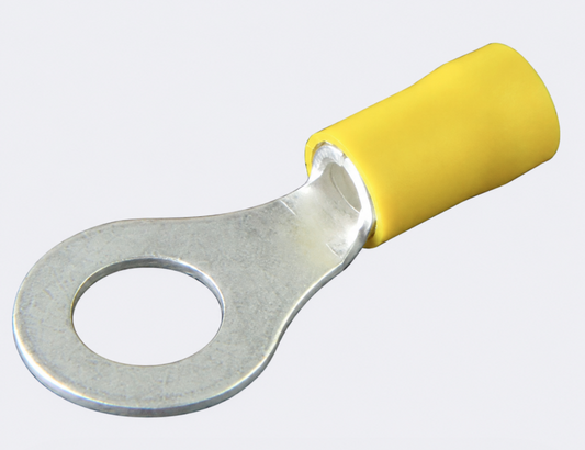 6mm Yellow Ring Terminal (10 pack)