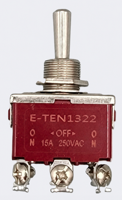 Toggle Switch 15A 250VAC