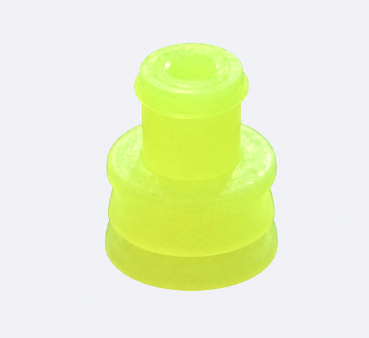 Hella Weatherproof 7-Pin Trailer Socket- Yellow Terminal Seal