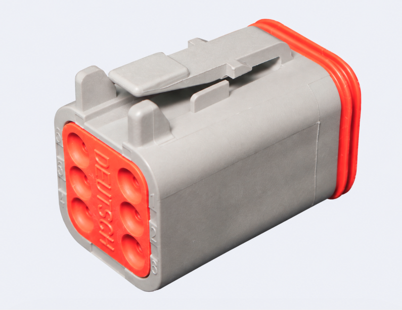 Deutsch DT Series 6-Circuit Plug Housing
