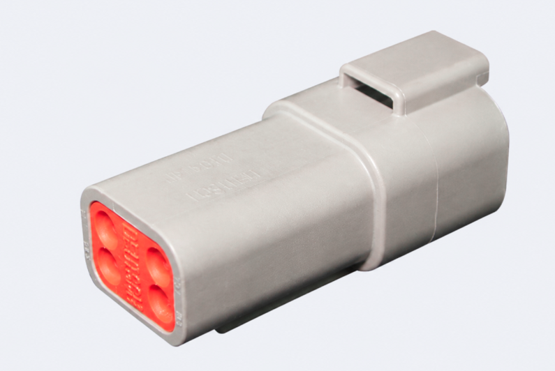 Deutsch DT Series 4-Circuit Receptacle Housing
