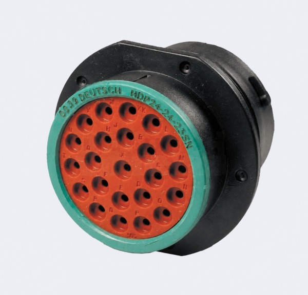 Deutsch HDP20 23-Pin Receptacle Housing – Takes Female Sockets
