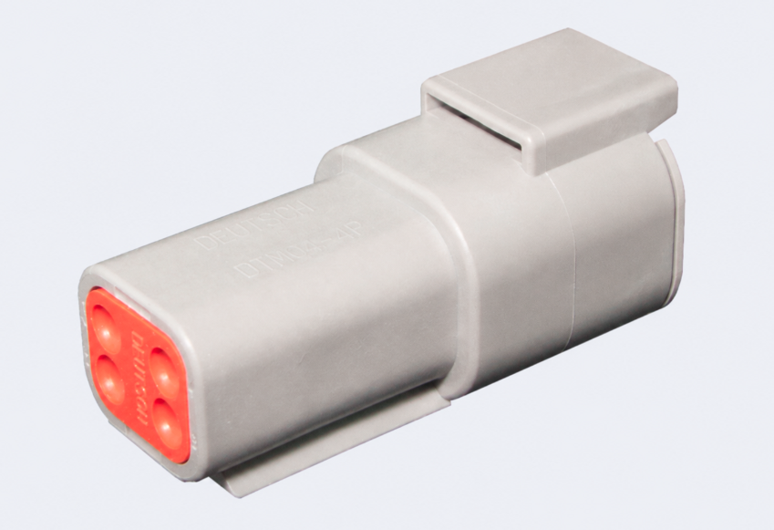Deutsch DTM Series 4-Pin Mini Receptacle Housing