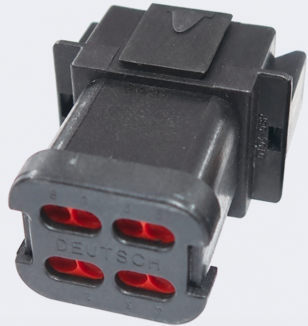 Deutsch HD Series 8-Way Receptacle Housing – Black