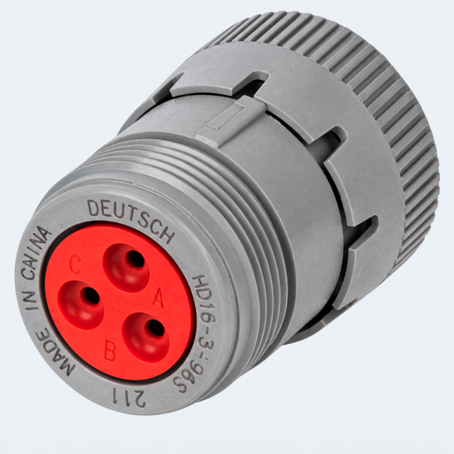 Deutsch HD10 Series 3S Cable Panel Mount Housing