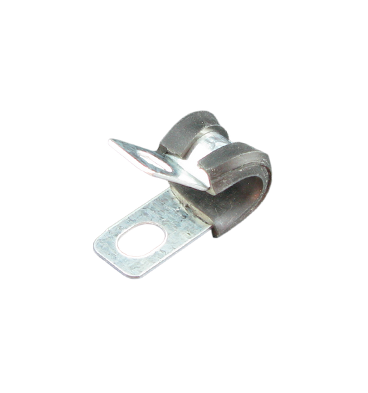 Rubber Insulated P-Clips, 6mm Mounting Hole